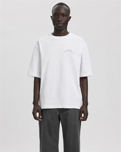 ANNARR - ANROkholm Logo T-Shirt - Brilliant White